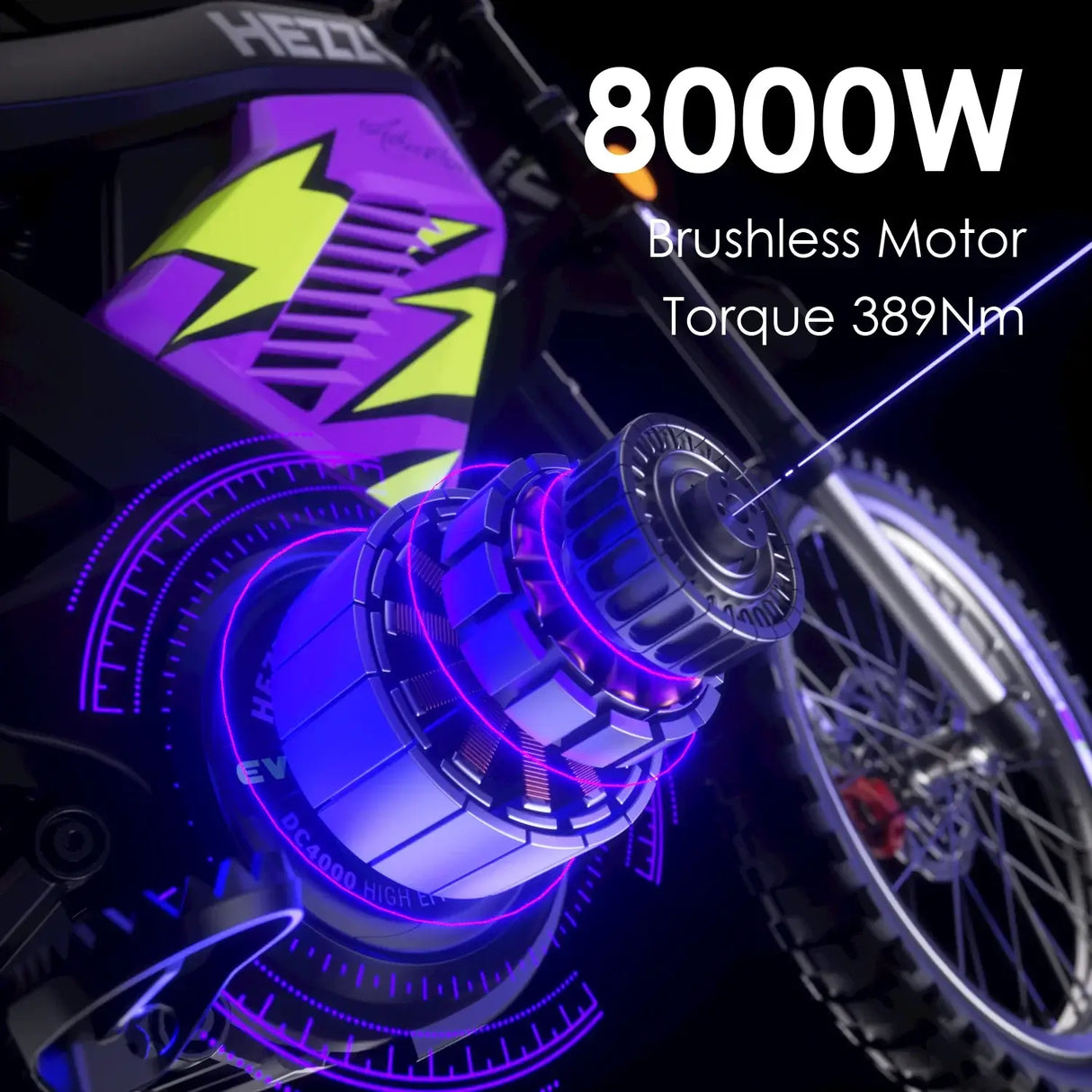 Brushless Motor Torque 389Nm