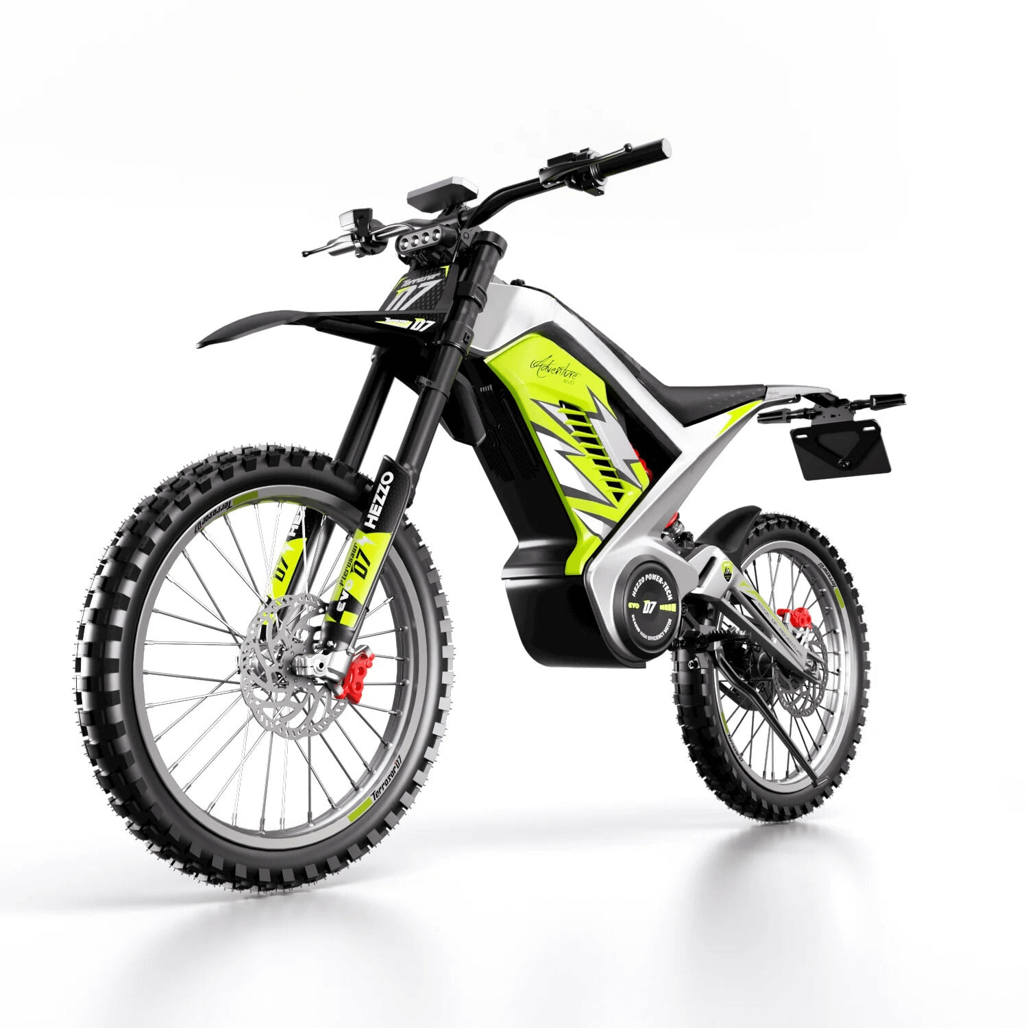 Buy_Electric_Dirt_Bike_Australia_Hezzo_D7_Cooly_Bikes_Silver_Green