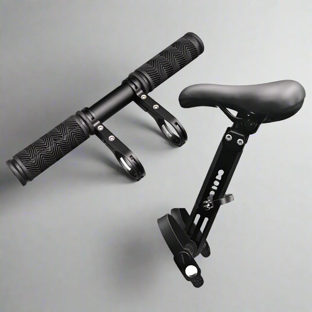 Child's Front Mounted Bike Seat & Handlebar Combo Cooly Bikes