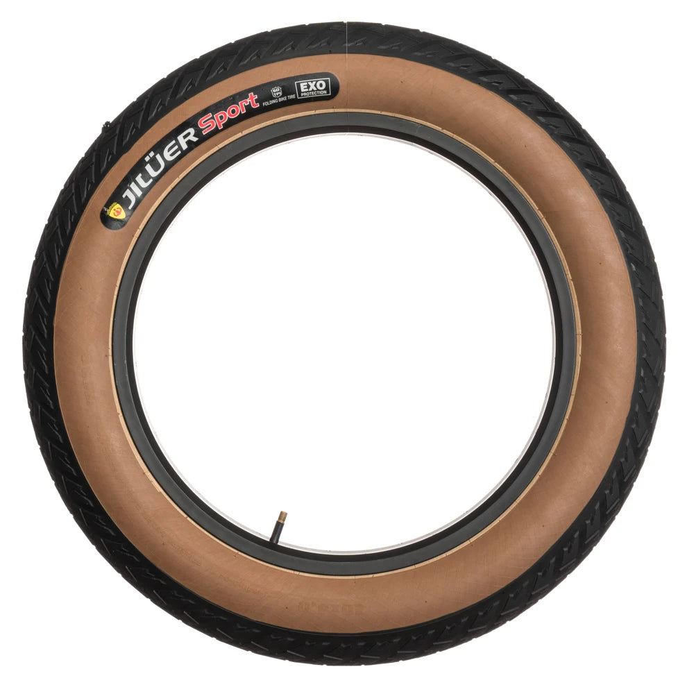 Cooly Bikes Brown Wall Road Tyre Gold Cost for Electric Bike