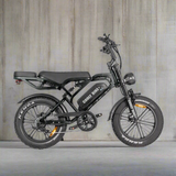 Black electric bike with 'COOL BIKE' branding on a white background