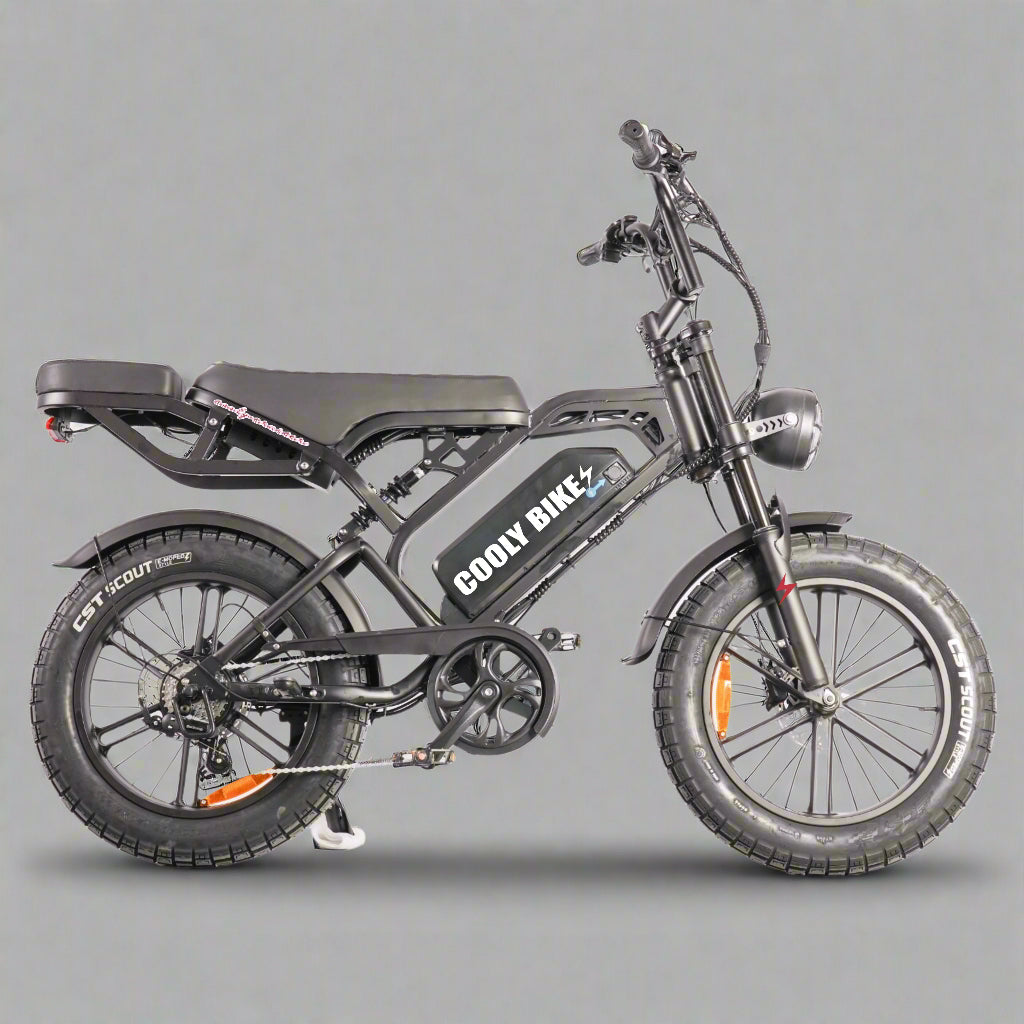 Cooly Cruiser Pro Cooly Bikes Gold Coast - Black Ebike