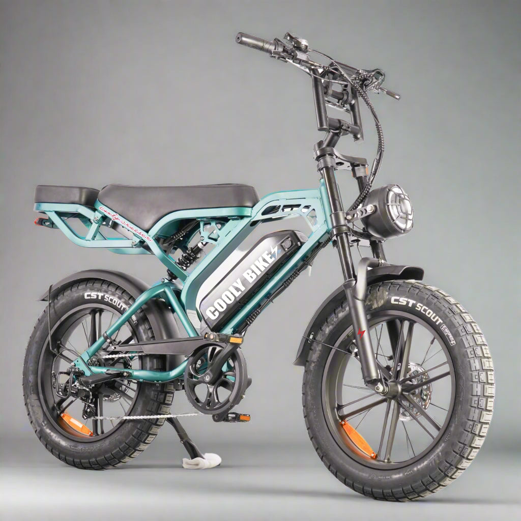 Cooly Cruiser Pro Cooly Bikes Gold Coast - Metallic Green Ebike