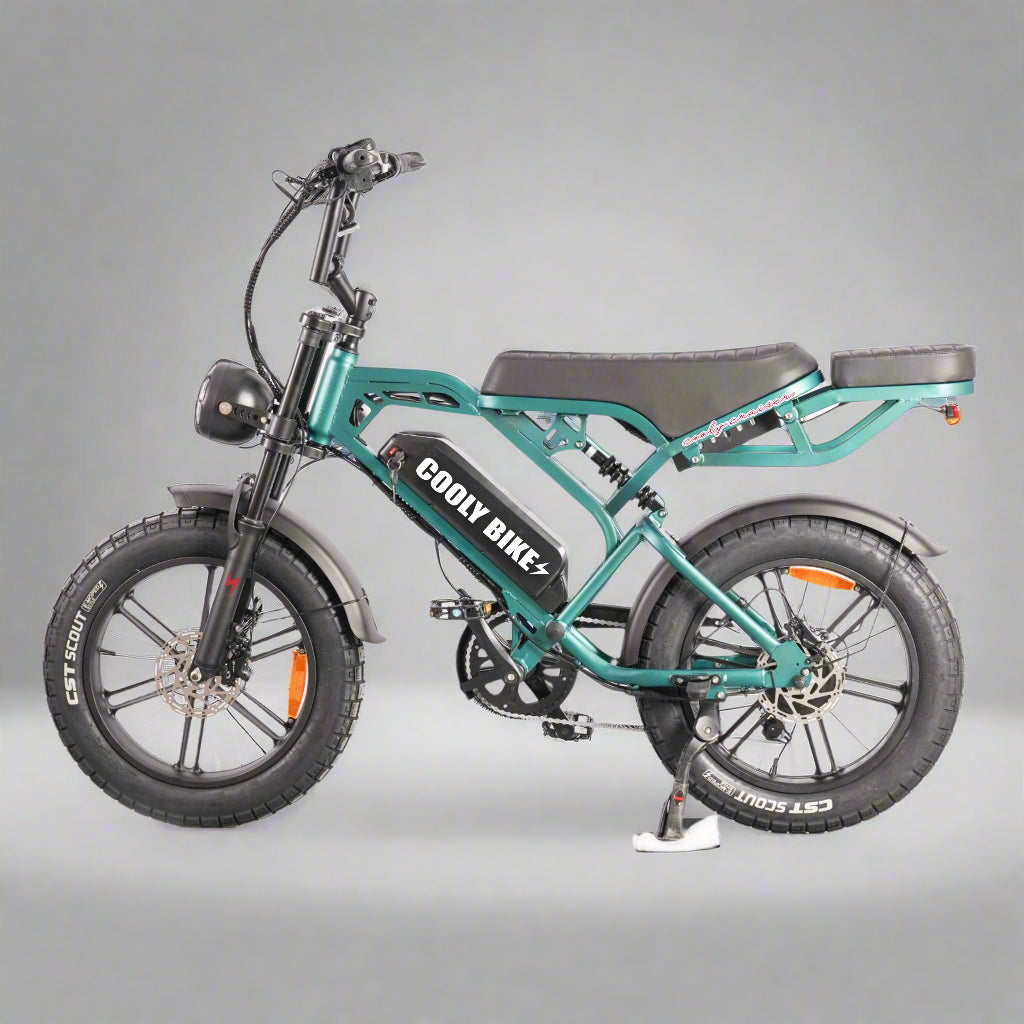 Cooly Cruiser Pro Cooly Bikes NSW - Metallic Green Ebike