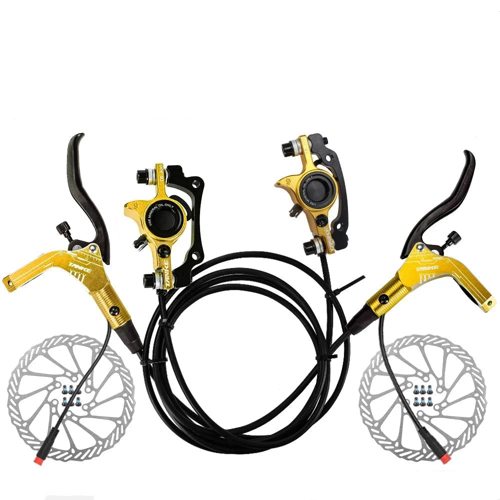 Electric Bike Brakes Colour Gold