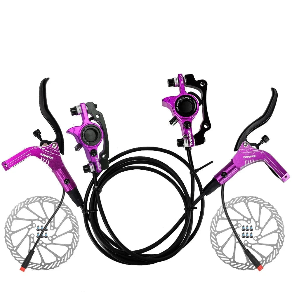 Electric Bike Brakes Colour Purple