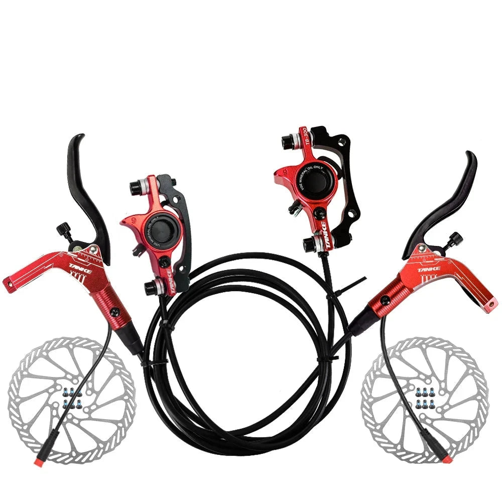 Electric Bike Brakes Colour Red