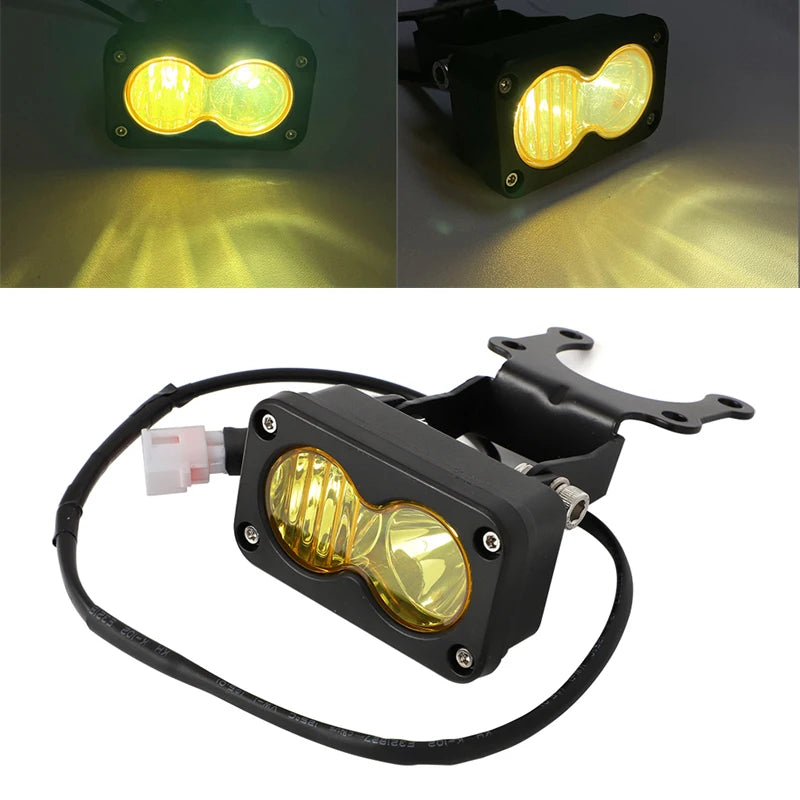 Yellow Spot Flood LED Pod Combo Kit - Plug & Play