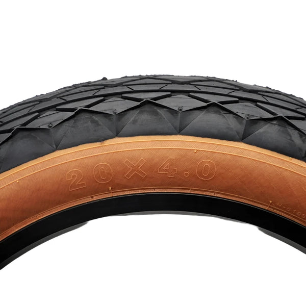 Brown Wall Road Tyre | Durable & Stylish for Electric Bikes