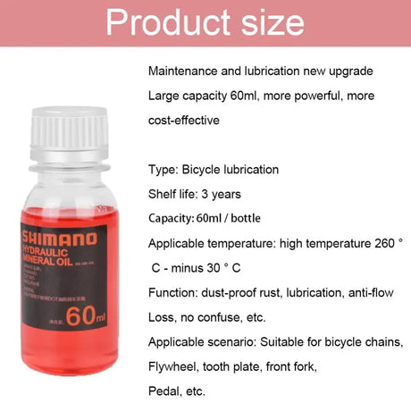 Eco-Friendly Hydraulic Mineral Oil for Disc Brakes - Cooly Bikes