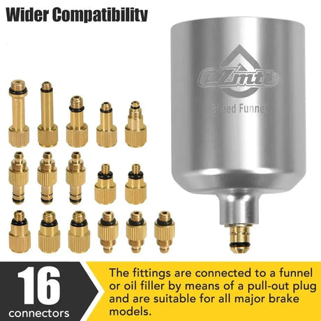 Ezmtb 2024 Pro Versatile Hydraulic Disc Brake Bleed Kit for Bikes - Cooly Bikes