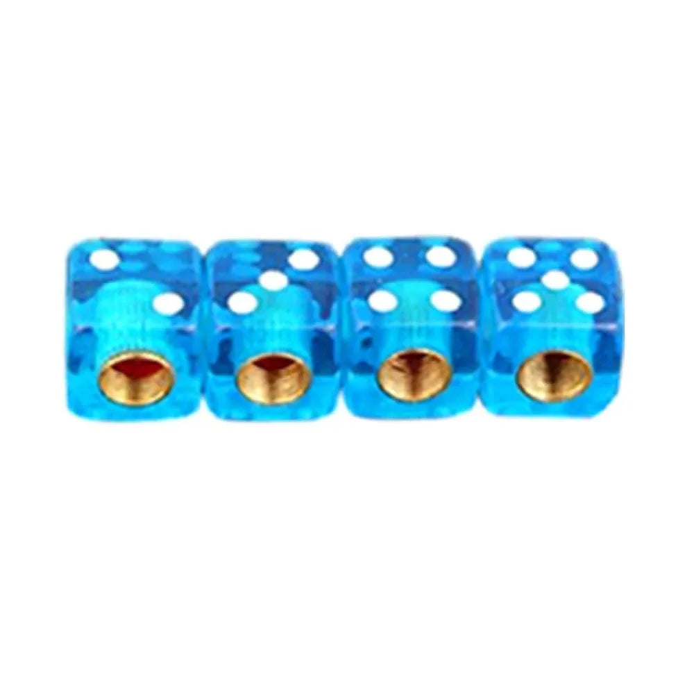 Dice Valve Cap Set | Durable & Stylish for All Electric Bikes - Cooly Bikes