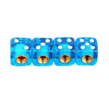 Dice Valve Cap Set | Durable & Stylish for All Electric Bikes - Cooly Bikes