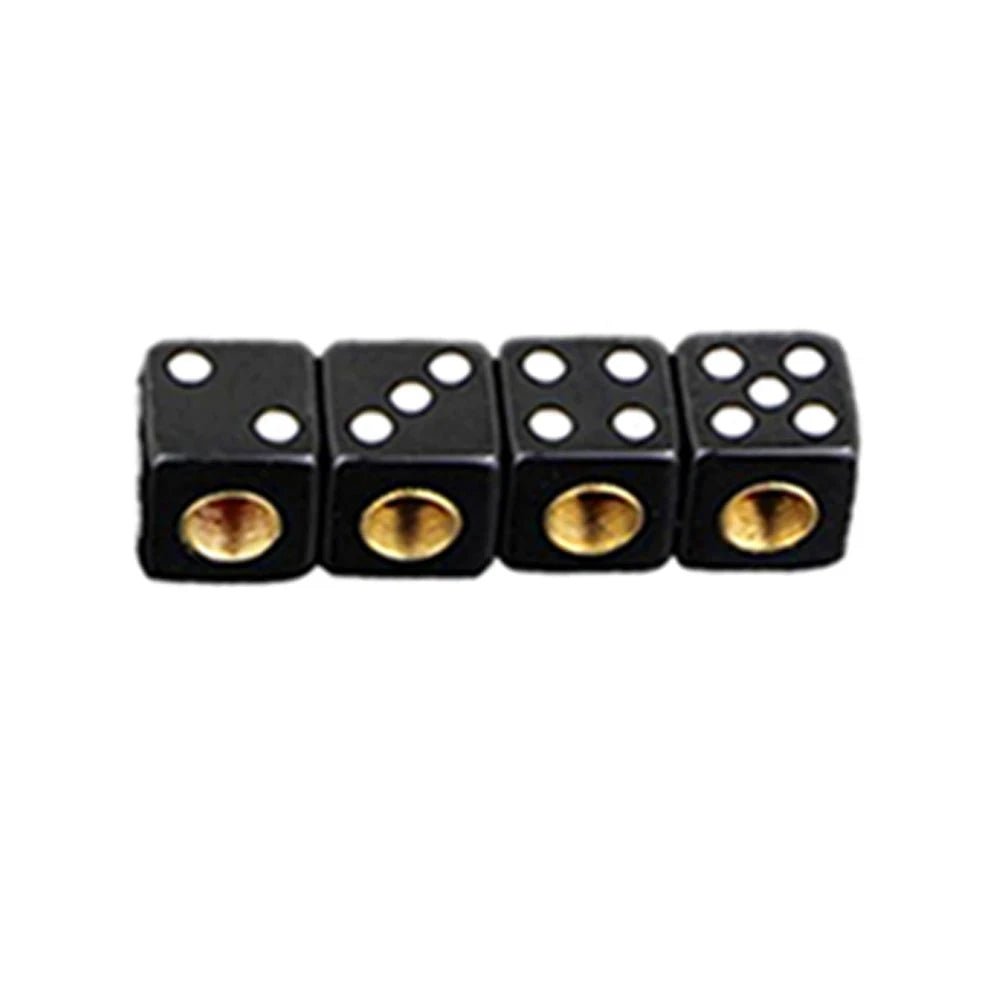 Dice Valve Cap Set | Durable & Stylish for All Electric Bikes - Cooly Bikes