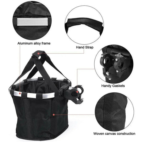 Ebike Front Basket | Durable, Detachable & Easy to Install - Cooly Bikes