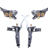 Electric Bike Hydraulic Brakes | Four - Piston Power & Sleek Design - Cooly Bikes