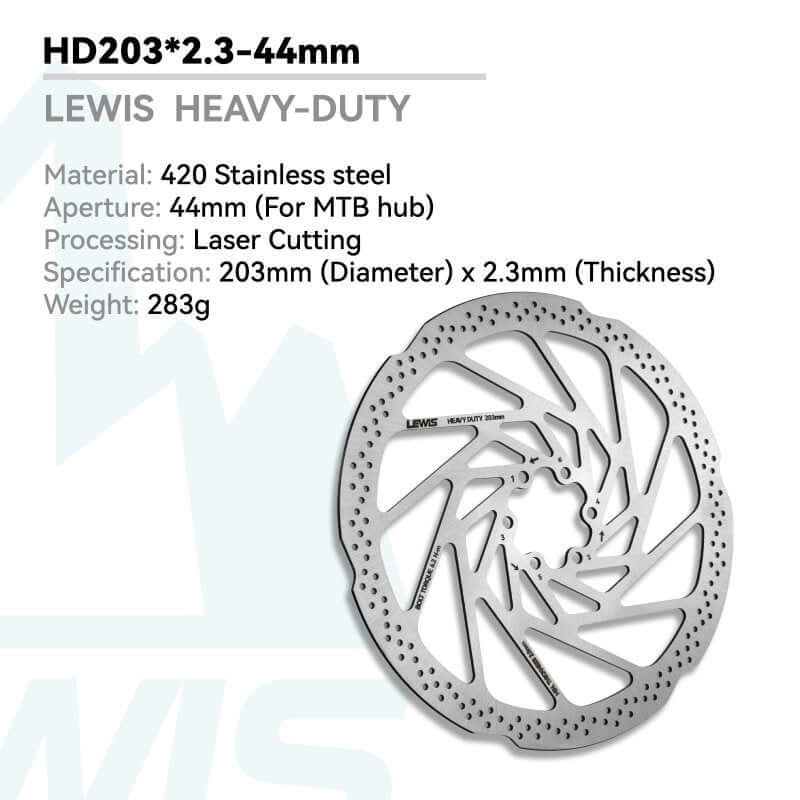 Lewis Heavy Duty Electric Dirt Bike Brake Rotor – 2.3/3mm Thick - Cooly Bikes