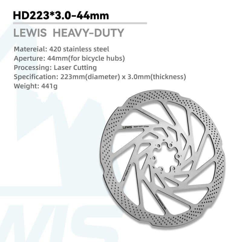 Lewis Heavy Duty Electric Dirt Bike Brake Rotor – 2.3/3mm Thick - Cooly Bikes