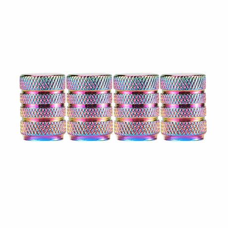Oil Slick Tyre Valve Caps | Stylish & Durable for Electric Bikes - Cooly Bikes