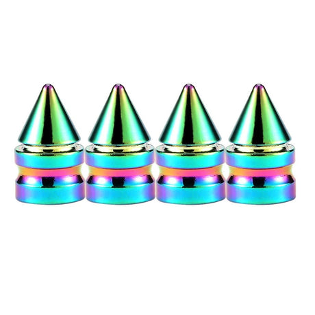 Oil Slick Tyre Valve Caps | Stylish & Durable for Electric Bikes - Cooly Bikes