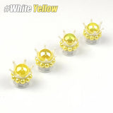 Regal Crown Tyre Valve Caps | Stylish & Durable for Any Bike - Cooly Bikes