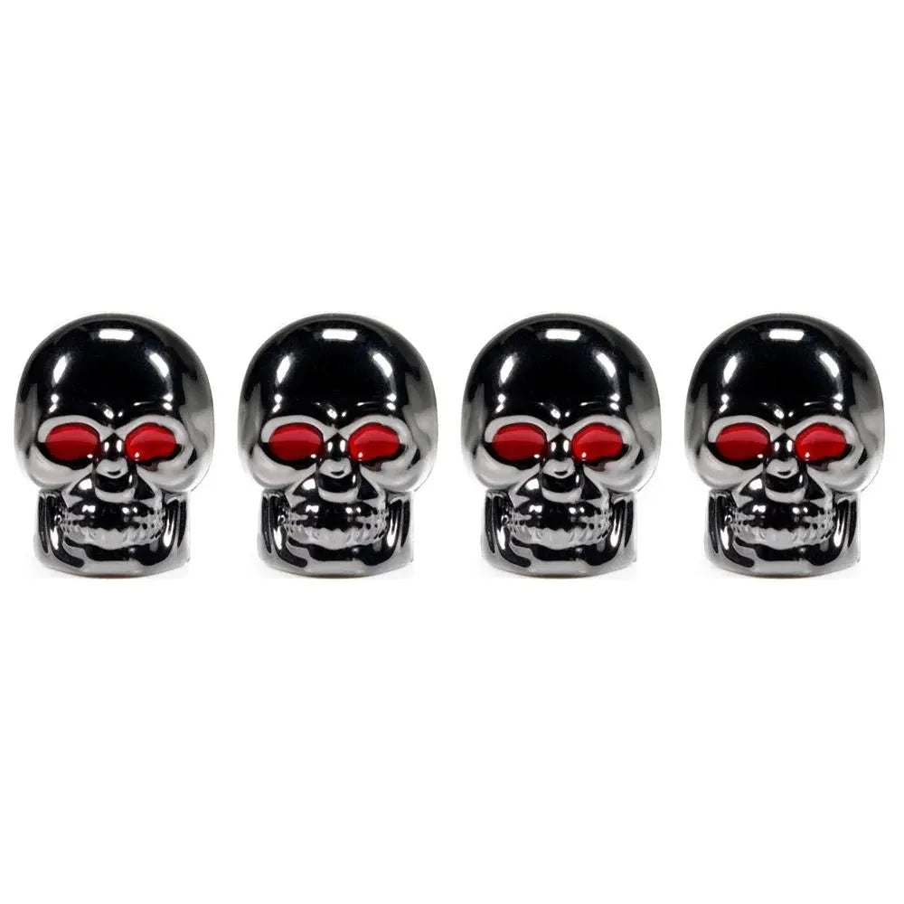 Skull Style Tyre Valve Caps - Cooly Bikes
