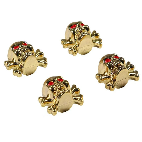 Skull Style Tyre Valve Caps - Cooly Bikes