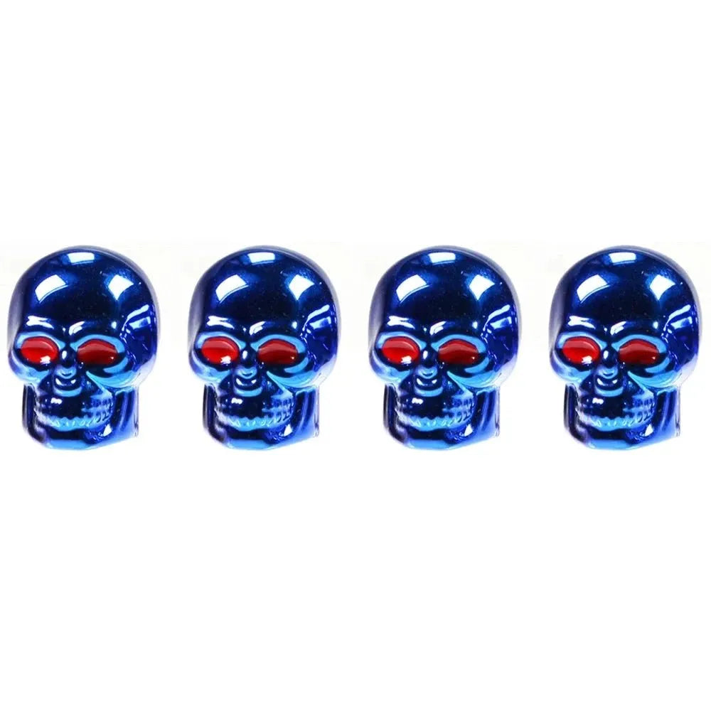 Skull Style Tyre Valve Caps - Cooly Bikes