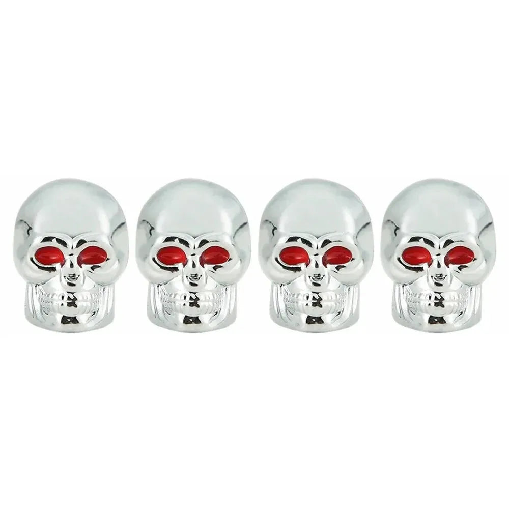 Skull Style Tyre Valve Caps - Cooly Bikes