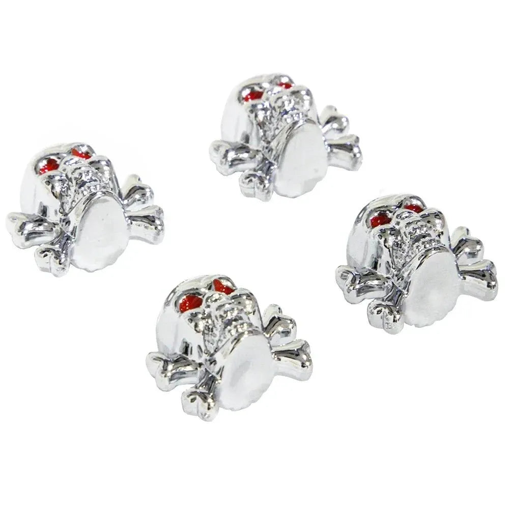 Skull Style Tyre Valve Caps - Cooly Bikes